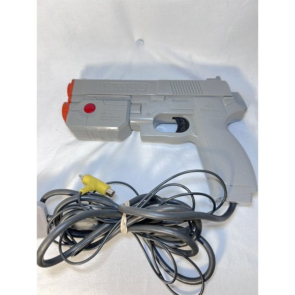 Tested Original Namco Guncon Light Gun Gray NPC-103 For Playstation 1 - Picture 1 of 2